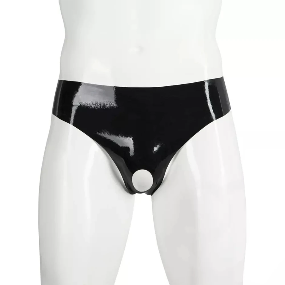 Sexy Men Crotchless Underwear PVC Shiny Leather Thong Briefs Low Waist G-String Panties Dick Hole Erotic Underpants Lingerie
Sexy Men Crotchless Underwear PVC Shiny Leather Thong Briefs Low Waist G-String Panties Dick Hole Erotic Underpants Lingerie