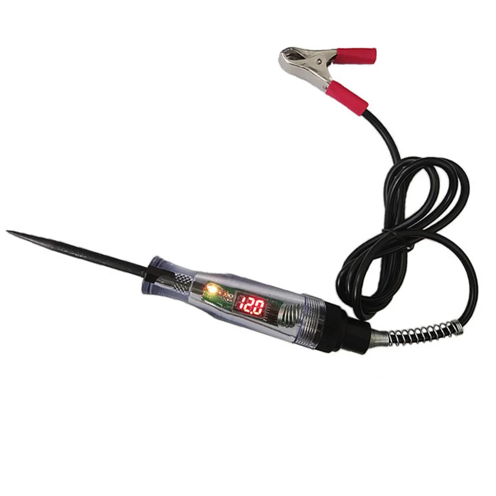 Probe Detector LCD Tester 6V-24V ABS+Metal Car Tool Digital Durable Electric Voltage Test Pen LED Light Practical
Probe Detector LCD Tester 6V-24V ABS+Metal Car Tool Digital Durable Electric Voltage Test Pen LED Light Practical