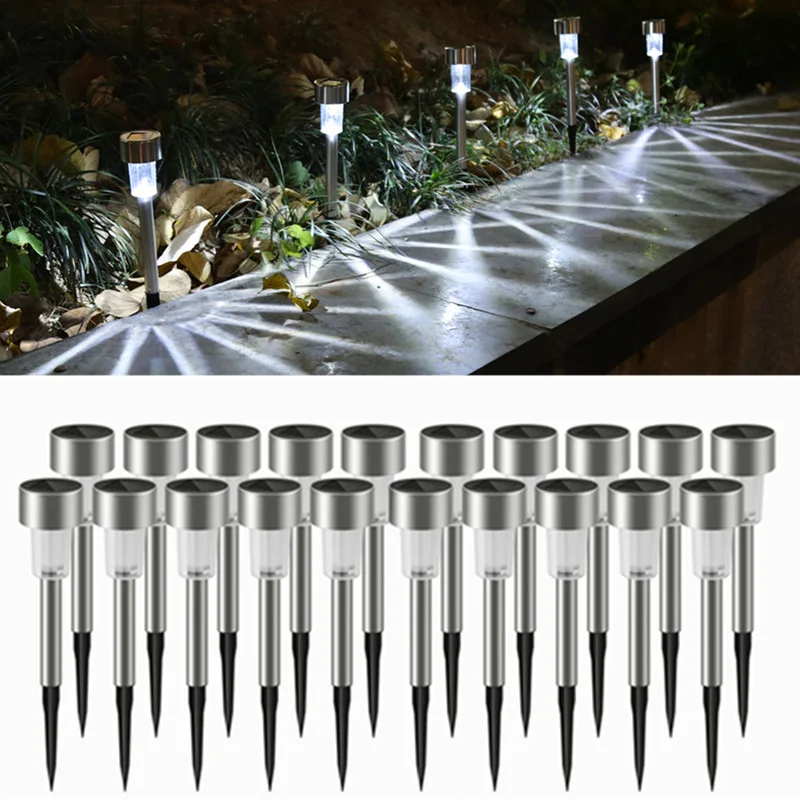 Tevr Solar Lights Outdoor Stainless Steel Outdoor Waterproof LED Landscape Lighting Solar Powered for Pathway Walkway Patio Yard
Tevr Solar Lights Outdoor Stainless Steel Outdoor Waterproof LED Landscape Lighting Solar Powered for Pathway Walkway Patio Yard