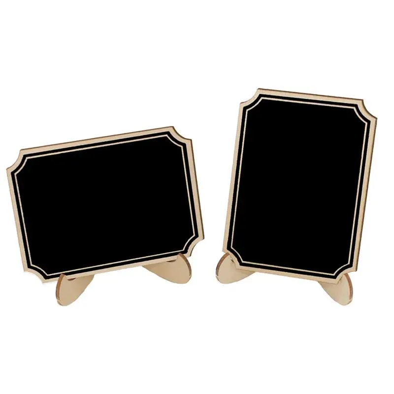 10pcs Mini Chalkboards with Support for Message Board Signs Wedding Dinner Party Table Place Signs
10pcs Mini Chalkboards with Support for Message Board Signs Wedding Dinner Party Table Place Signs