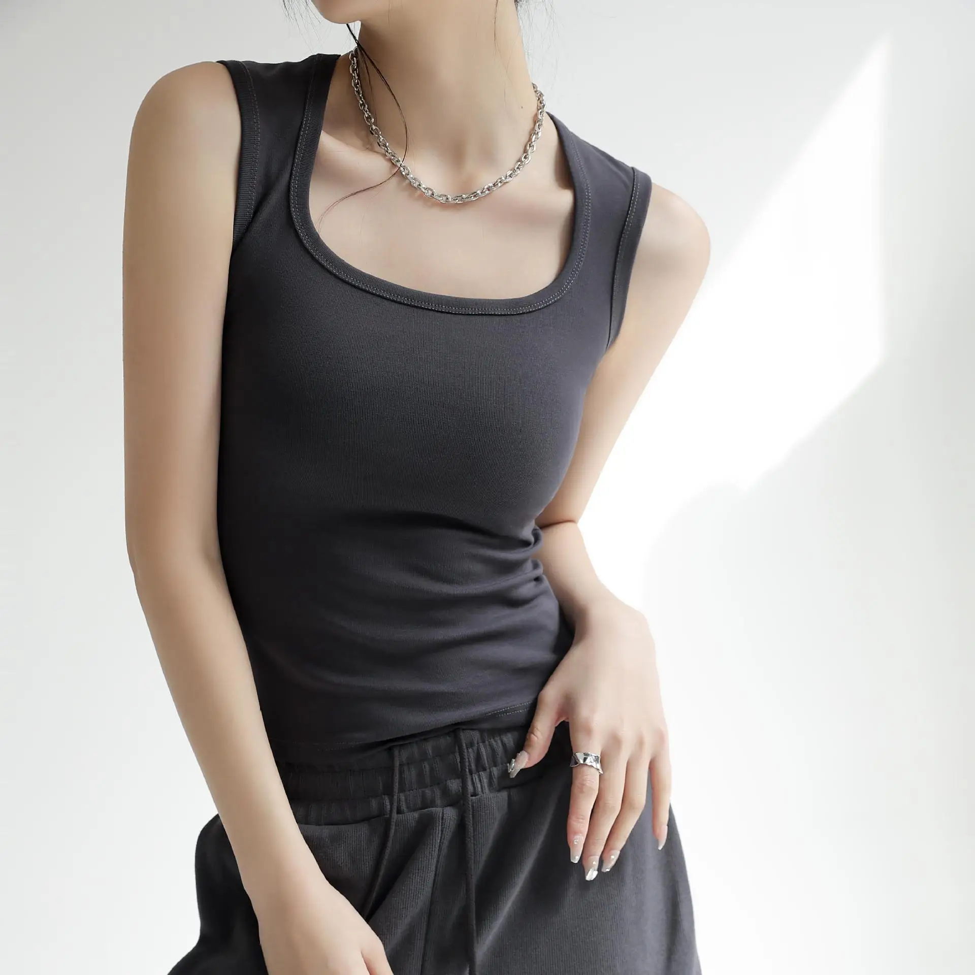 Summer Zevity Top Suit Lining Vest Regular Casual Spandex Solid Tanks Camis Y2k Clothing Free Shipping Offers Special Counter
Summer Zevity Top Suit Lining Vest Regular Casual Spandex Solid Tanks Camis Y2k Clothing Free Shipping Offers Special Counter