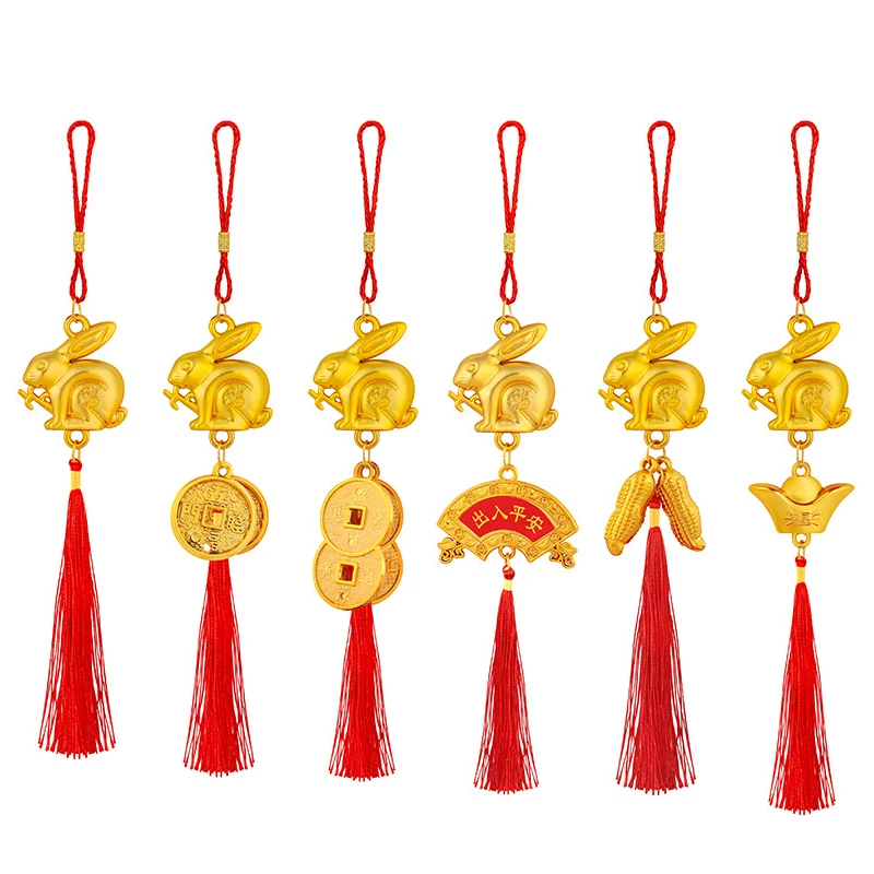 1Pc 2023 New Year Of The Rabbit Decoration New Year Festive Bonsai Small Pendant Golden Lucky Indoor And Outdoor Ornaments
1Pc 2023 New Year Of The Rabbit Decoration New Year Festive Bonsai Small Pendant Golden Lucky Indoor And Outdoor Ornaments