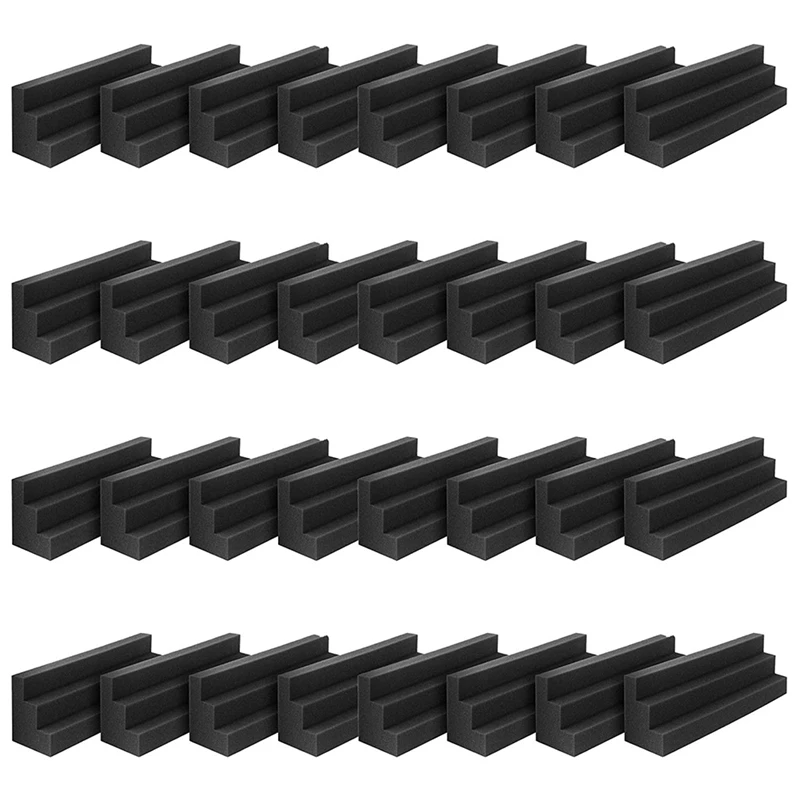 32 Pcs Acoustic Panels Bass Trap Corner Studio Foam Sound Insulation Pad Wall Panel Corner Block For Studio Or Theater 
32 Pcs Acoustic Panels Bass Trap Corner Studio Foam Sound Insulation Pad Wall Panel Corner Block For Studio Or Theater