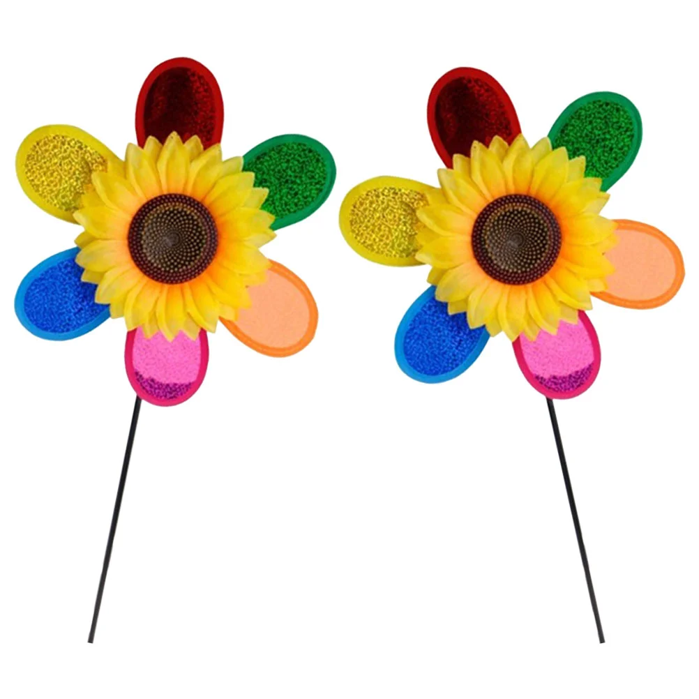 2 Pcs Pinwheel Indoor Colorful Outdoor Playset Windmill Yard Plastic Child Toys 
2 Pcs Pinwheel Indoor Colorful Outdoor Playset Windmill Yard Plastic Child Toys