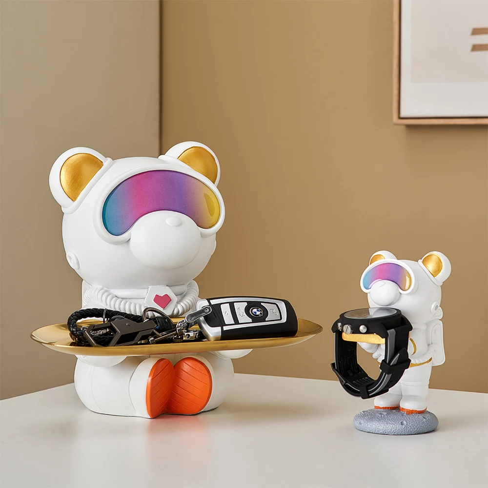 Space Bear Statues Storage Modern Home Decoration Desk Accessories Kawaii Room Decor Resin Creative Astronaut Sculpture Gifts
Space Bear Statues Storage Modern Home Decoration Desk Accessories Kawaii Room Decor Resin Creative Astronaut Sculpture Gifts