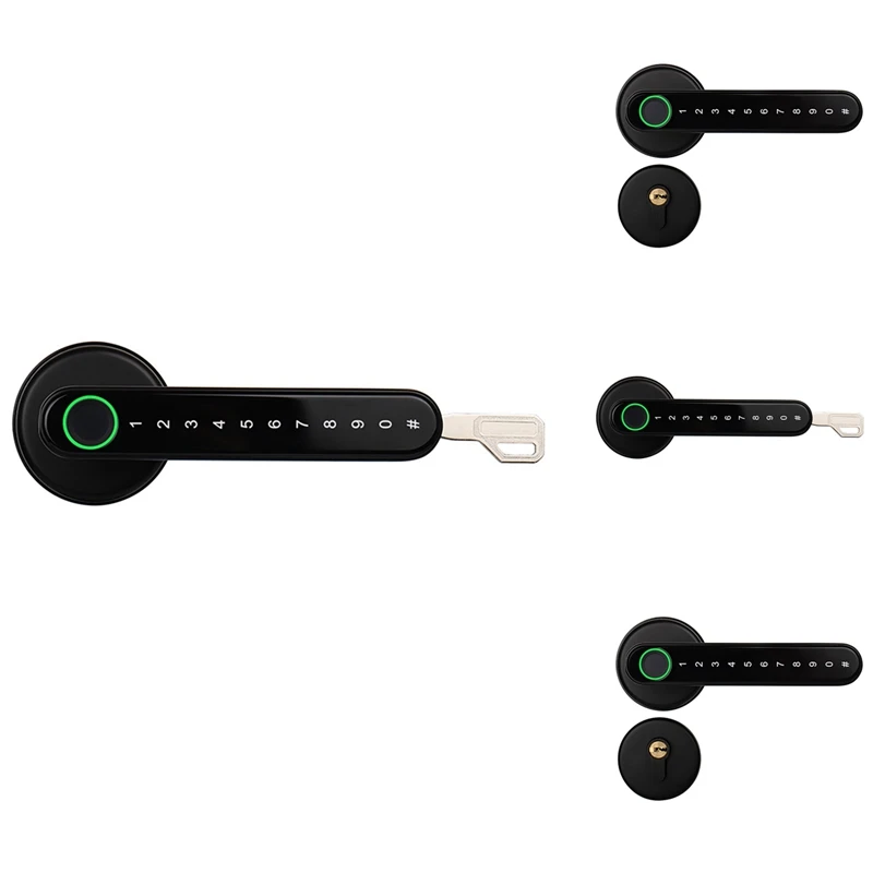 Tuya APP Bluetooth Wifi Smart Door Lock Biometric Fingerprint Lock Password Key Unlock Electronic Digital Lock
Tuya APP Bluetooth Wifi Smart Door Lock Biometric Fingerprint Lock Password Key Unlock Electronic Digital Lock
