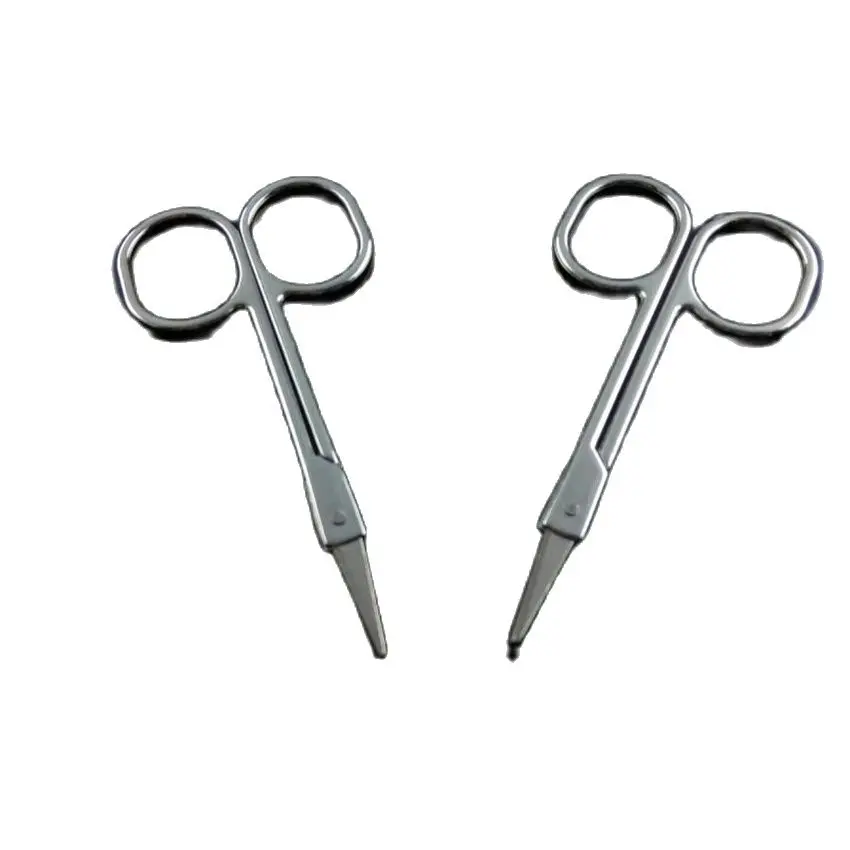 Nose Hair Scissors Facial Hair Scissors Small Makeup Scissors Stainless Steel Straight Tip Scissor for Eyebrows, Nose, Silver
Nose Hair Scissors Facial Hair Scissors Small Makeup Scissors Stainless Steel Straight Tip Scissor for Eyebrows, Nose, Silver