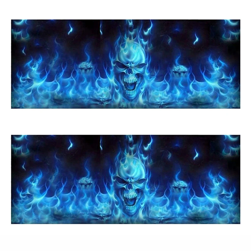2X One Way Vision For Suv Pickup Blue Flaming Skull 3D Rear Windshield Decal Sticker Decor Rear Window Glass Poster
2X One Way Vision For Suv Pickup Blue Flaming Skull 3D Rear Windshield Decal Sticker Decor Rear Window Glass Poster