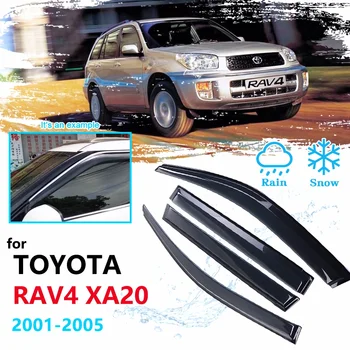 Car Window Visor Sun Rain For Toyota RAV4 RAV 4 XA20 XA 20 2001 2002 2003 2004 2005 Guard Deflector SHADE Shed Windbreaker Tent