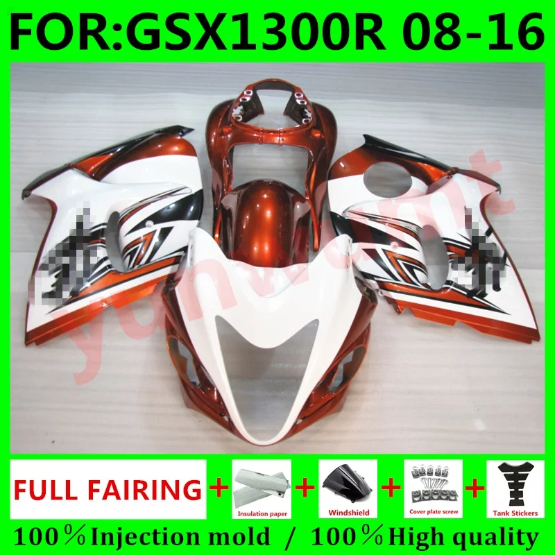 Обтекатели для мотоцикла HAYABUSA для Suzuki GSXR1300 08 09 10 кузов GSX1300R 11 12 13 GSXR 1300 2008 2016 обтекатель Оранжевый Белый
Обтекатели для мотоцикла HAYABUSA для Suzuki GSXR1300 08 09 10 кузов GSX1300R 11 12 13 GSXR 1300 2008 2016 обтекатель Оранжевый Белый