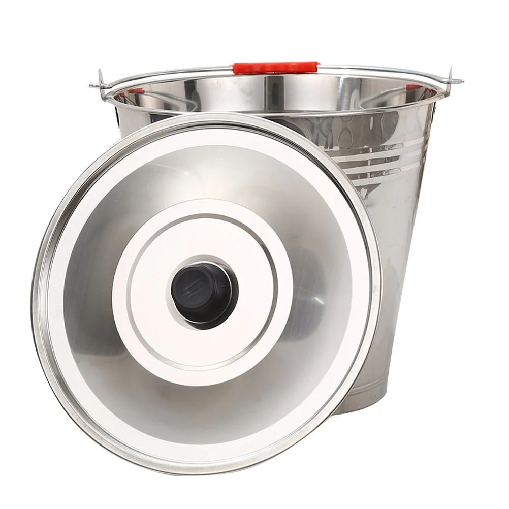 Bucket Ice Pail Stainless Steel Metal Lidcanbeverage Champagne Jug Milking Buckets Pet Cow Tub Lambcooler Beach Trash Small 
Bucket Ice Pail Stainless Steel Metal Lidcanbeverage Champagne Jug Milking Buckets Pet Cow Tub Lambcooler Beach Trash Small