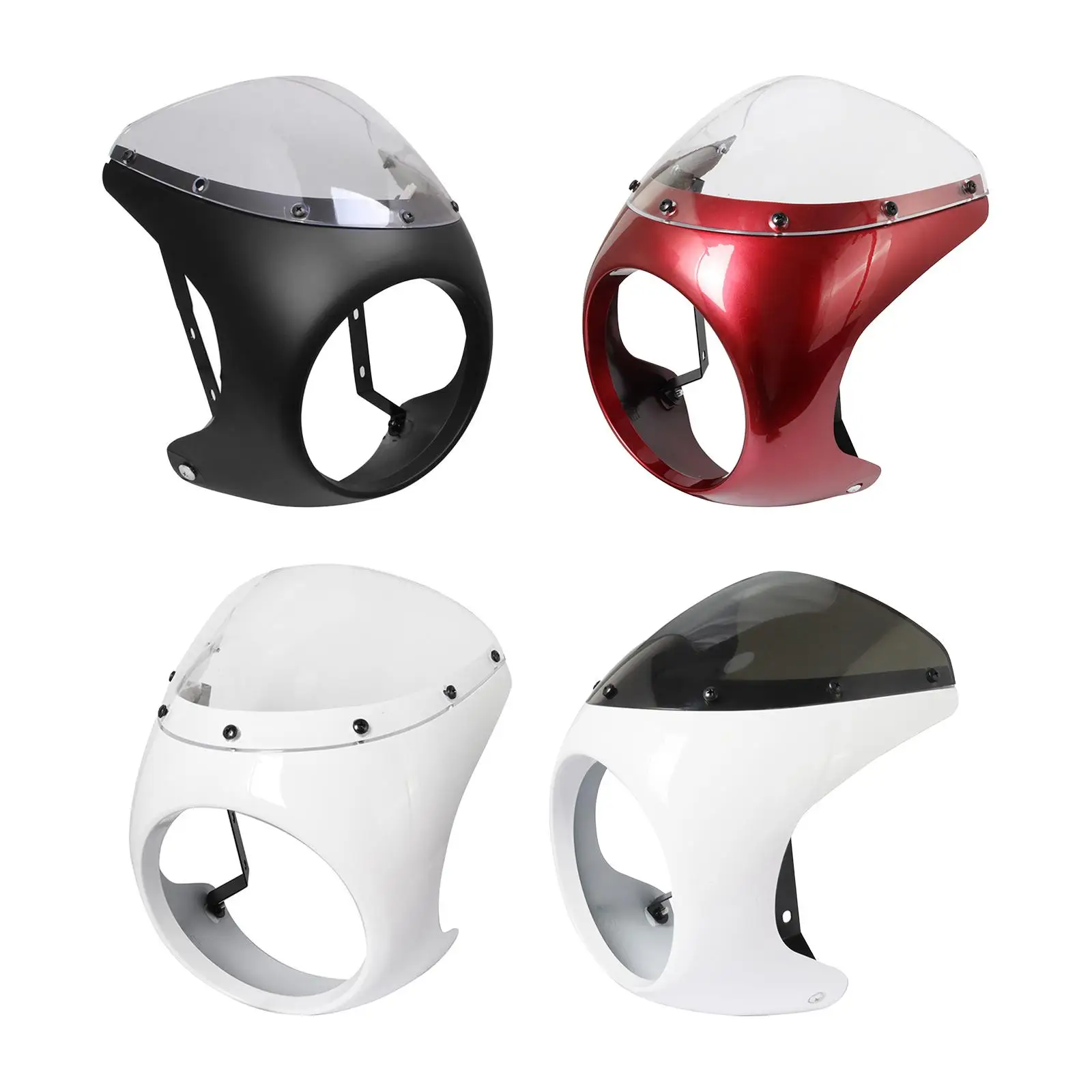 Headlight Fairing Screen Accessories Universal Frame Protect Wind Deflector Motorcycle Windscreen for Motorbike Cafe Racer
Headlight Fairing Screen Accessories Universal Frame Protect Wind Deflector Motorcycle Windscreen for Motorbike Cafe Racer