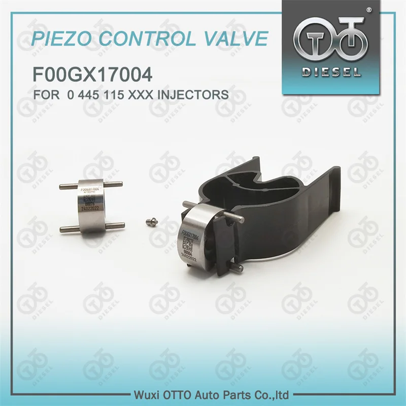 Регулирующий клапан F00GX17004 для инжектора 0445115***, для пьезоэлектрической серии 
Регулирующий клапан F00GX17004 для инжектора 0445115***, для пьезоэлектрической серии