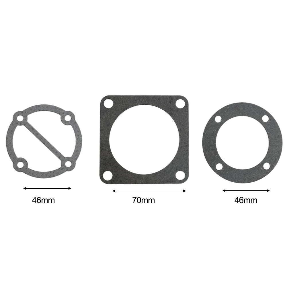 

For Air Compressor Head Gasket Set Valve Plate Gaskets Washers 3PCS 51/65/80/90/95 Type Piston Ring Plastic Brand New