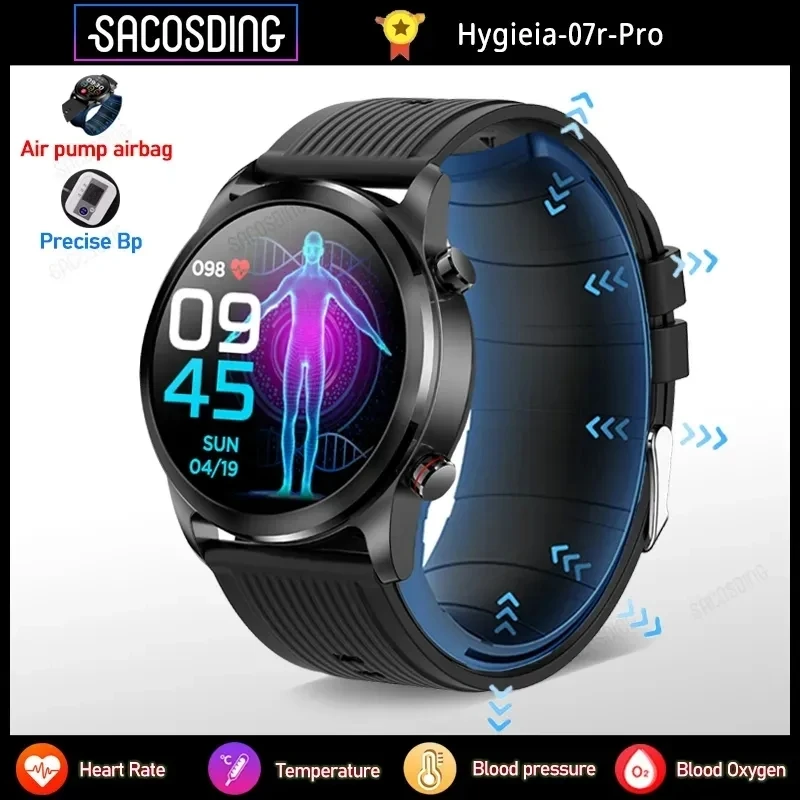 2023Air Pump Airbag Precise Blood Pressure Heart Rate Blood Oxygen Smart Watch Men Temperature Health Sports Fitness Watch Women
2023Air Pump Airbag Precise Blood Pressure Heart Rate Blood Oxygen Smart Watch Men Temperature Health Sports Fitness Watch Women