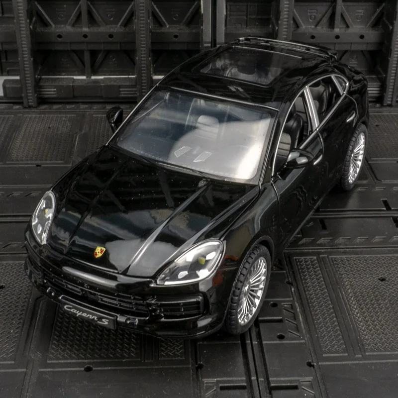 Модель автомобиля под давлением 1:24, миниатюрная модель автомобиля Cayenne S, роскошный внедорожник, металлический автомобиль со звуком для детей, подарок на день рождения, Рождество, Популярная игрушка для мальчиков
Модель автомобиля под давлением 1:24, миниатюрная модель автомобиля Cayenne S, роскошный внедорожник, металлический автомобиль со звуком для детей, подарок на день рождения, Рождество, Популярная игрушка для мальчиков