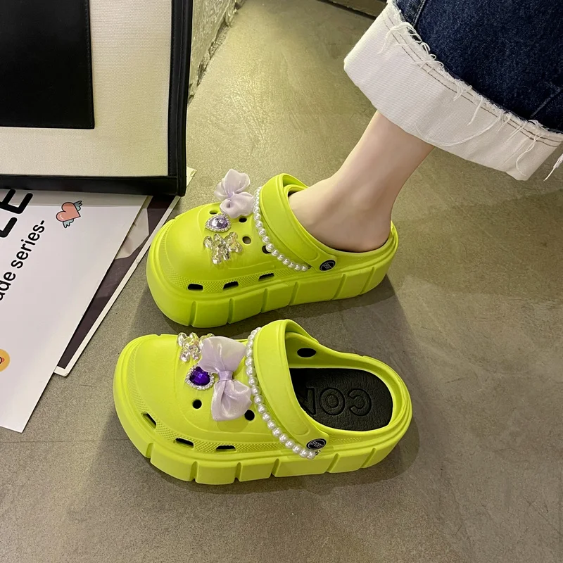 Ladies Slippers 2022 Summer Women's Shoes Fashion Trend All-match Thick Bottom Slippers Bow Sweet Slippers Casual Women's Shoes
Ladies Slippers 2022 Summer Women's Shoes Fashion Trend All-match Thick Bottom Slippers Bow Sweet Slippers Casual Women's Shoes