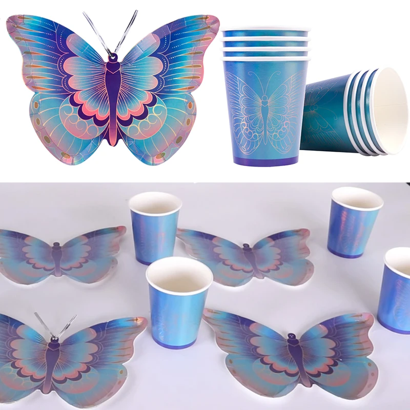 Butterfly Shaped Disposable Tableware Butterfly Paper Plate Cups Spring Girls Birthday Party Decorations Baby Shower Decor
Butterfly Shaped Disposable Tableware Butterfly Paper Plate Cups Spring Girls Birthday Party Decorations Baby Shower Decor