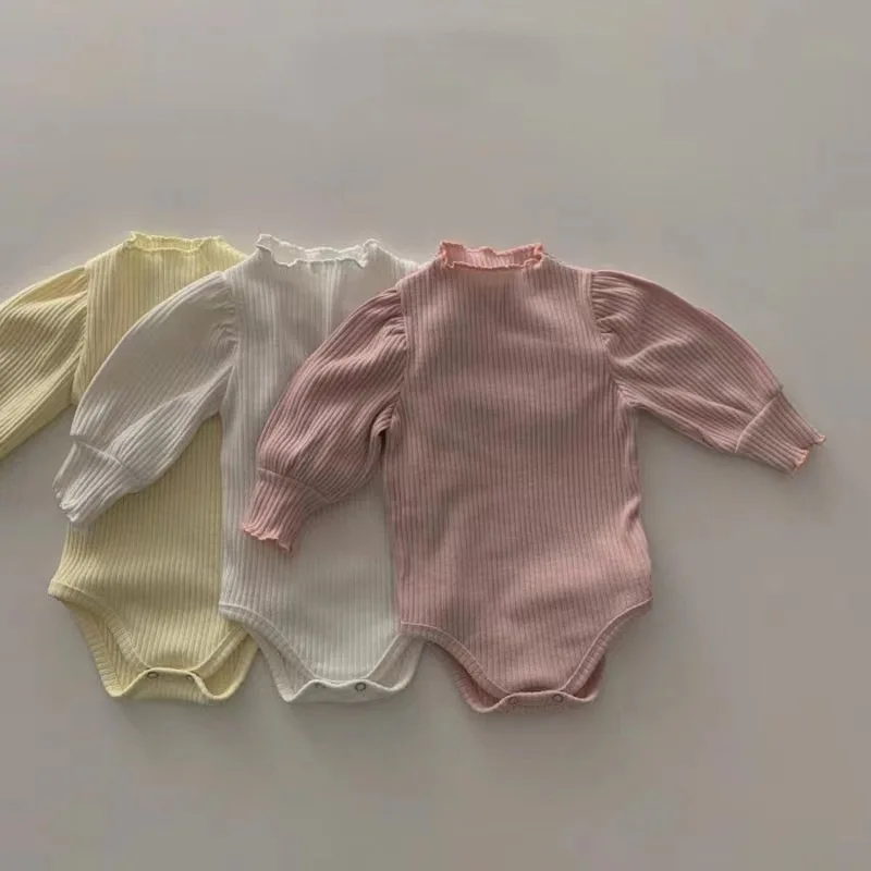 Модные комбинезоны для маленьких девочек, корейский розовый комбинезон принцессы с пузырьковыми рукавами, хлопковый комбинезон в рубчик с длинным рукавом, детское боди, одежда
Модные комбинезоны для маленьких девочек, корейский розовый комбинезон принцессы с пузырьковыми рукавами, хлопковый комбинезон в рубчик с длинным рукавом, детское боди, одежда