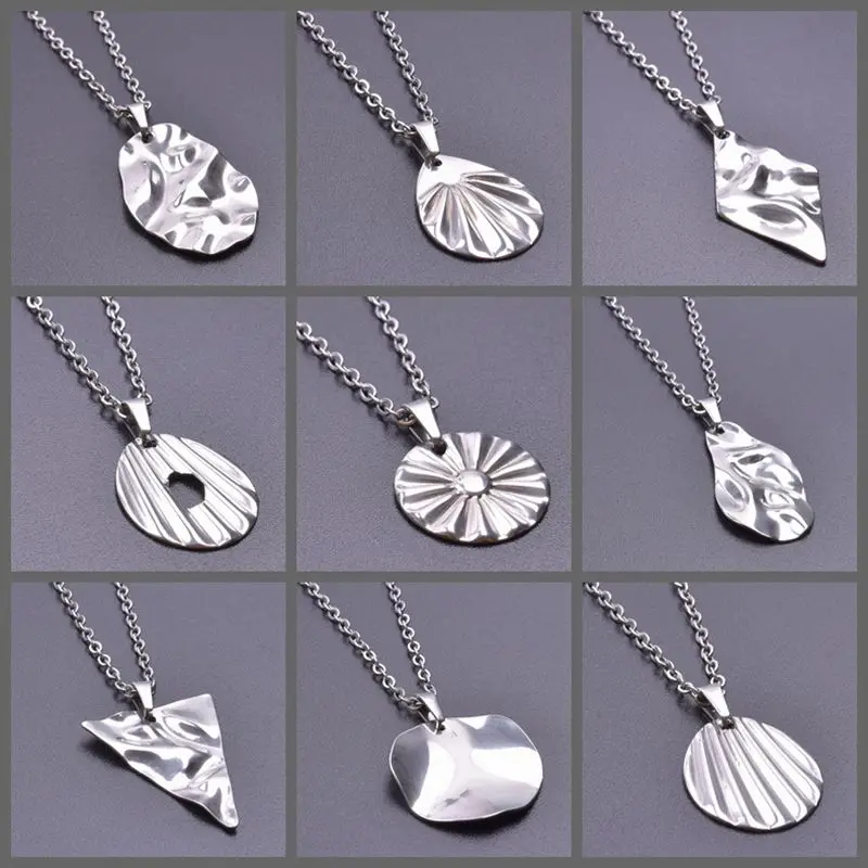 Classic Personlize Geometry Necklace for Women Stainless Steel Trend Mulitstyle Silver Tone jewelry sets Chain Choker Party Gift
Classic Personlize Geometry Necklace for Women Stainless Steel Trend Mulitstyle Silver Tone jewelry sets Chain Choker Party Gift