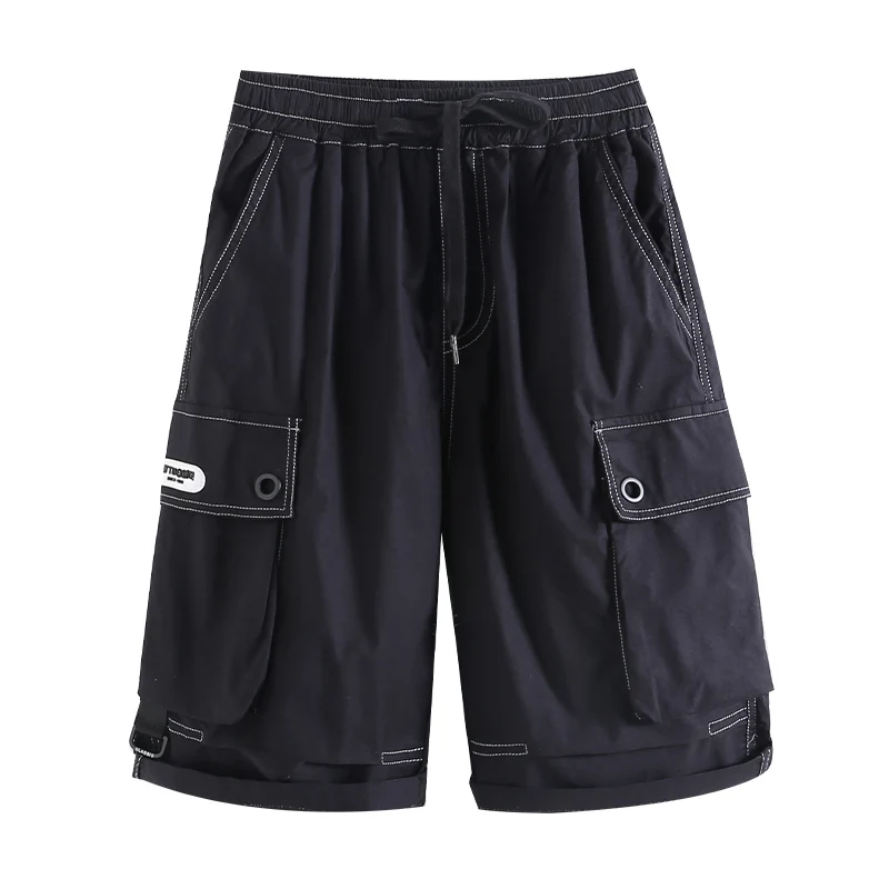 Boys Cargo Shorts Summer Baggy Chic Fashion All-match Casual Pocket Elastic Waist Black Knee Length Trousers Joggers Size 10/12
Boys Cargo Shorts Summer Baggy Chic Fashion All-match Casual Pocket Elastic Waist Black Knee Length Trousers Joggers Size 10/12