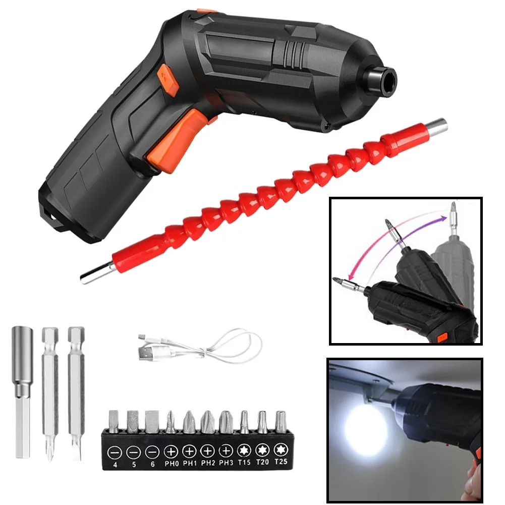 Multi-function Screwdriver 4.2V Electric Screwdriver For Bookshelf Installation Computer Host Assembly Desk Power Tools
Multi-function Screwdriver 4.2V Electric Screwdriver For Bookshelf Installation Computer Host Assembly Desk Power Tools