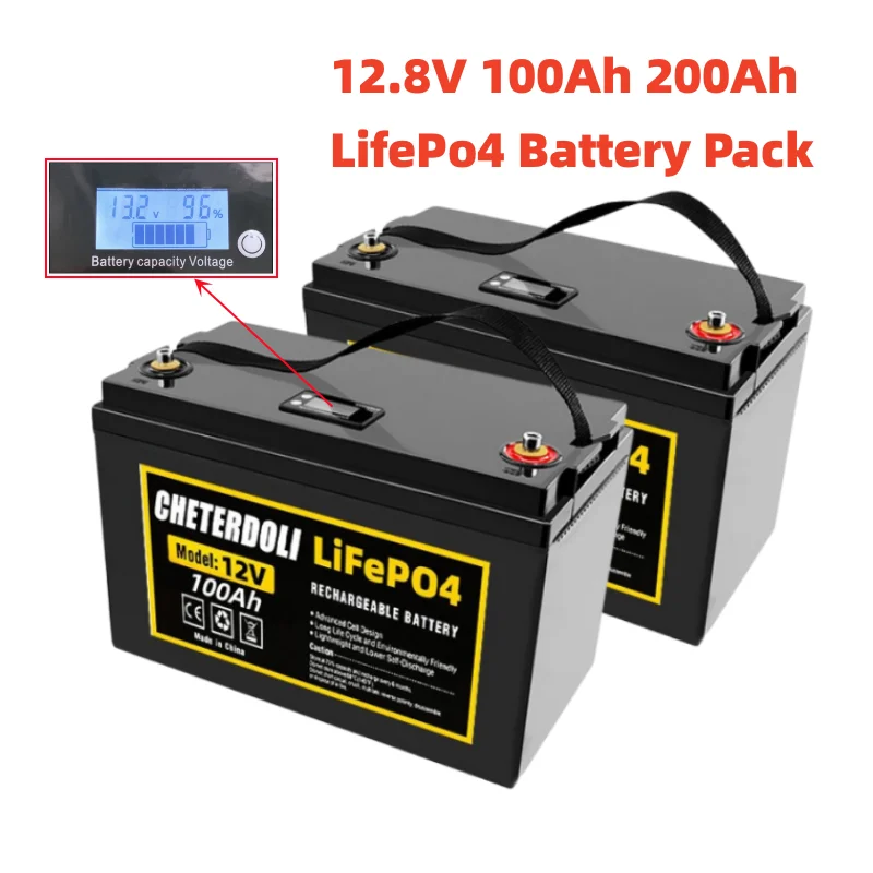 Aleaivy 12.8V 100Ah 120Ah LifePo4 Battery Pack 12V Rechargeable Battery Pack Lithium Iron Phosphate Lifepo4 Solar Cell tools
Aleaivy 12.8V 100Ah 120Ah LifePo4 Battery Pack 12V Rechargeable Battery Pack Lithium Iron Phosphate Lifepo4 Solar Cell tools
