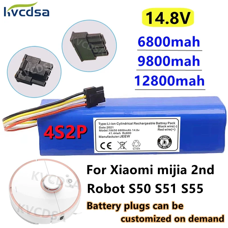 6800mah li-ion Robotic Vacuum cleaner Replacement Battery for Xiaomi mijia 2nd Robot Roborock S50 S51 S55 Accessory Spare Parts
6800mah li-ion Robotic Vacuum cleaner Replacement Battery for Xiaomi mijia 2nd Robot Roborock S50 S51 S55 Accessory Spare Parts