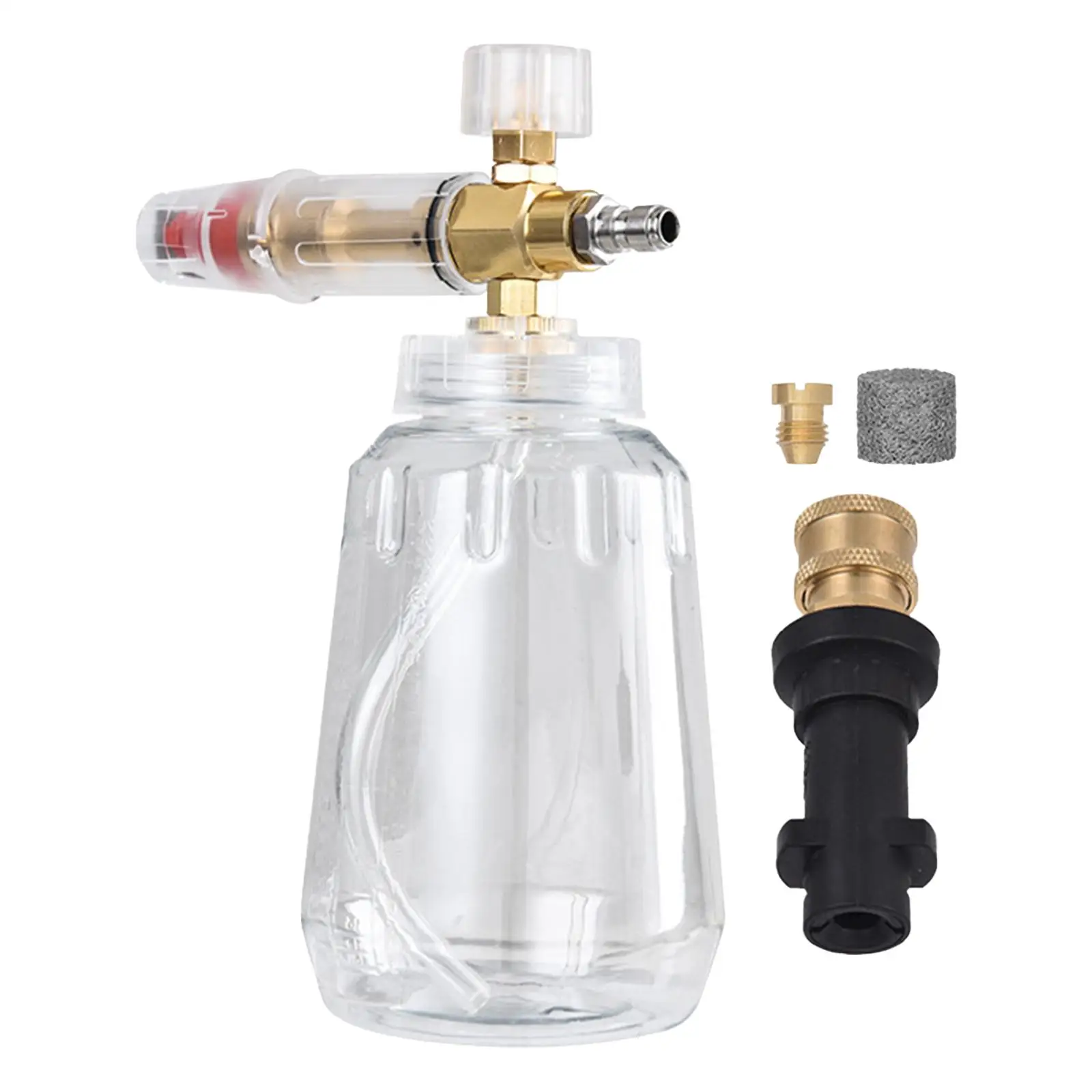 Car Wash Pressure Washer Bottle 1L 4000PSI Soap Sprayer for Home
Car Wash Pressure Washer Bottle 1L 4000PSI Soap Sprayer for Home