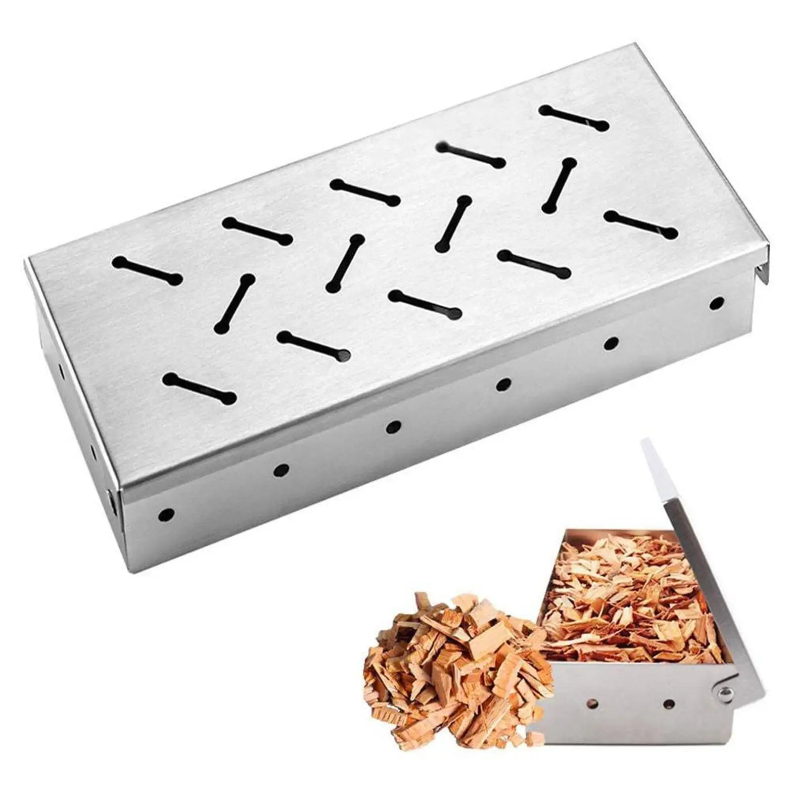 Picnic Ovens Accessories Outdoor BBQ Stainless Steel Smoked Barbecue Infused Smoke Flavor Smoker Box Charcoal Barbecue
Picnic Ovens Accessories Outdoor BBQ Stainless Steel Smoked Barbecue Infused Smoke Flavor Smoker Box Charcoal Barbecue