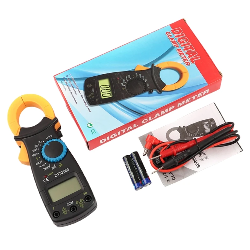 Digital Clamp Meter Multimeter Voltage Tester Auto-ranging Diodes Resistance
Digital Clamp Meter Multimeter Voltage Tester Auto-ranging Diodes Resistance