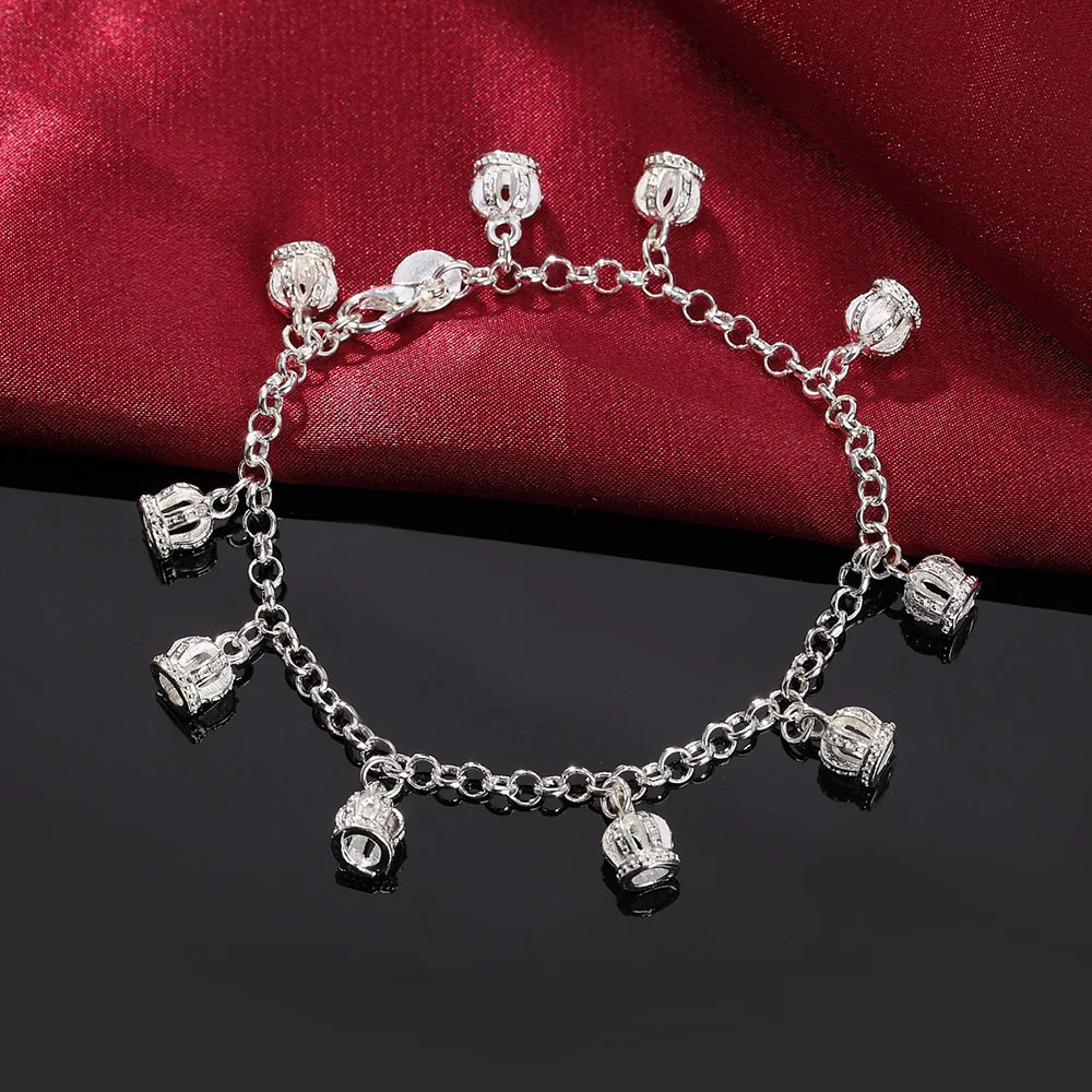 Hot Selling Crown Lady Bracelet Women Ladies Luxury Jewelry Wedding Party Gifts Trend Charm Fashion 925 Silver Chain Classic
Hot Selling Crown Lady Bracelet Women Ladies Luxury Jewelry Wedding Party Gifts Trend Charm Fashion 925 Silver Chain Classic