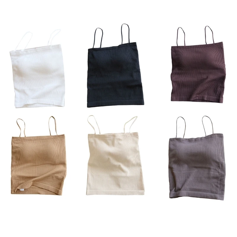 Женский трикотажный топ в рубчик с бюстгальтером с полочкой, однотонный укороченный топ на бретелях-спагетти 
Женский трикотажный топ в рубчик с бюстгальтером с полочкой, однотонный укороченный топ на бретелях-спагетти