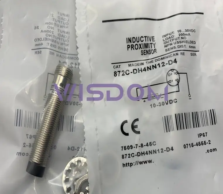 1 шт. Новый датчик приближения для AB 872C-DH4NN12-D4 
1 шт. Новый датчик приближения для AB 872C-DH4NN12-D4