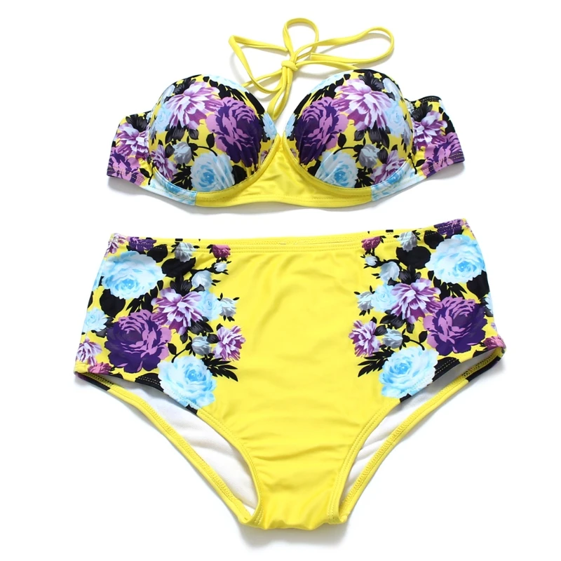 Women Push Up Padded Bandage Set Swimsuit Bathing High Waist Swimwear New
Women Push Up Padded Bandage Set Swimsuit Bathing High Waist Swimwear New