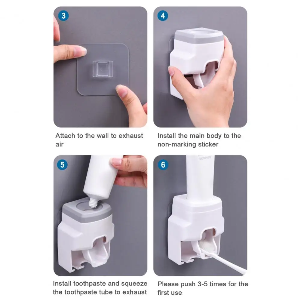 Durable Removable Stable Automatic Toothpaste Dispenser Rack Back Adhesive Toothpaste Squeezer for Bathroom
Durable Removable Stable Automatic Toothpaste Dispenser Rack Back Adhesive Toothpaste Squeezer for Bathroom