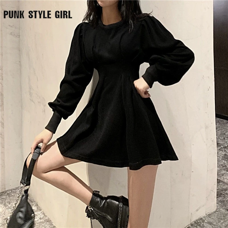 Korean Black Mini Dress Teeens Girls Wrap Long Sleeve Pleated Dresses Kpop Alt Casual Shirt A-line Vestidos Women Spring 2022
Korean Black Mini Dress Teeens Girls Wrap Long Sleeve Pleated Dresses Kpop Alt Casual Shirt A-line Vestidos Women Spring 2022