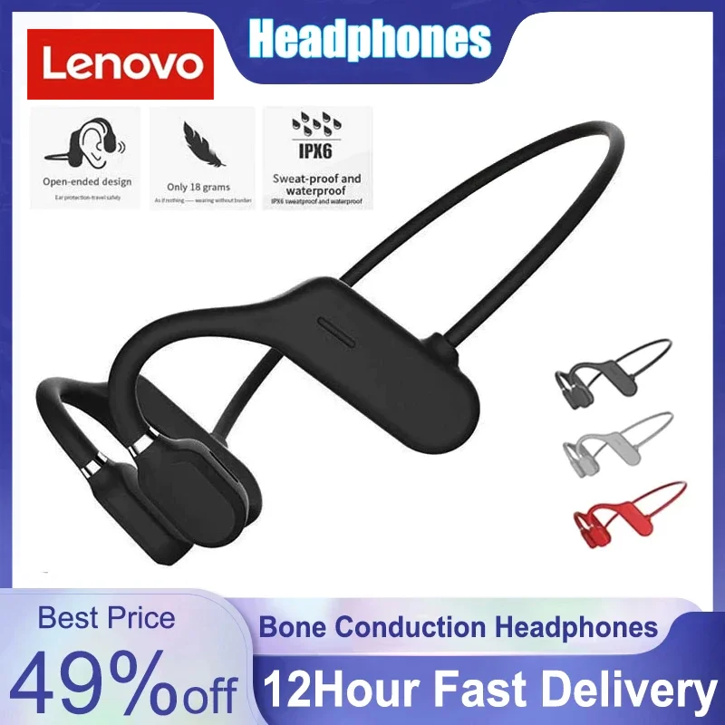 Bone Conduction Headphones Bluetooth Wireless Waterproof Comfortable Wear Open Ear Hook Light Weight Not In-ear Sports Earphones
Bone Conduction Headphones Bluetooth Wireless Waterproof Comfortable Wear Open Ear Hook Light Weight Not In-ear Sports Earphones