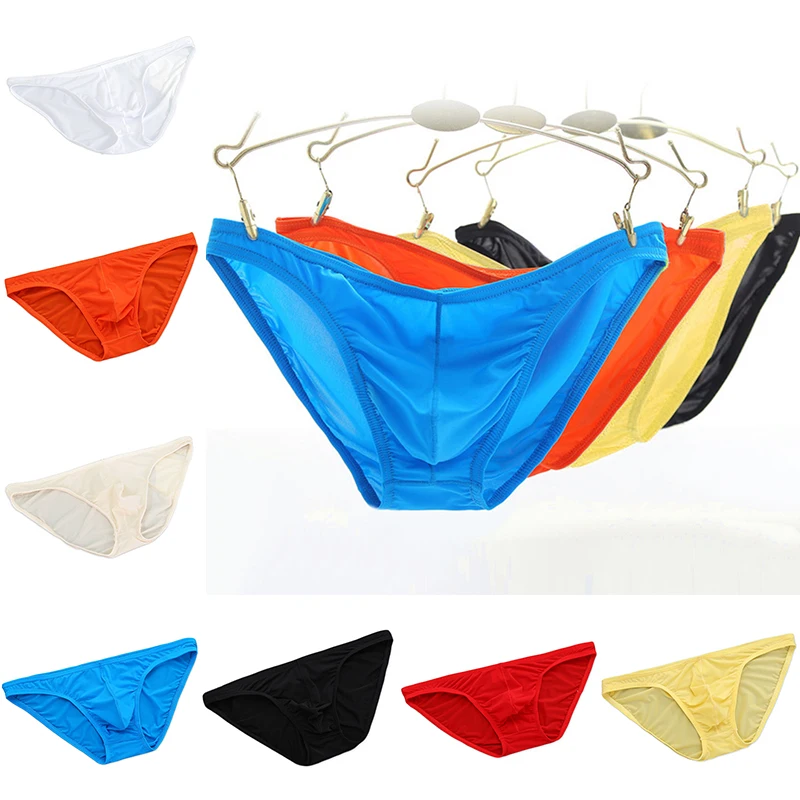 Men's Sexy Thin Comfy Panties Transparent Nylon Briefs Panties Underwear Underpants Solid Color Breathable Underpants Trunks
Men's Sexy Thin Comfy Panties Transparent Nylon Briefs Panties Underwear Underpants Solid Color Breathable Underpants Trunks