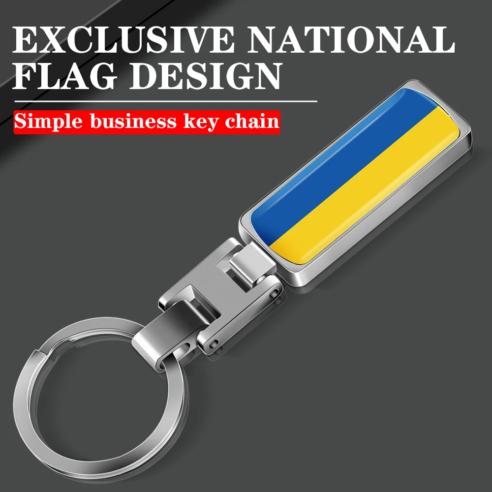 New Fashion Ukraine National Flag Badge Car Key Chain Keyring Key Holder Backpack Trinket Car Motorcycle Key Pendant Accessories
New Fashion Ukraine National Flag Badge Car Key Chain Keyring Key Holder Backpack Trinket Car Motorcycle Key Pendant Accessories