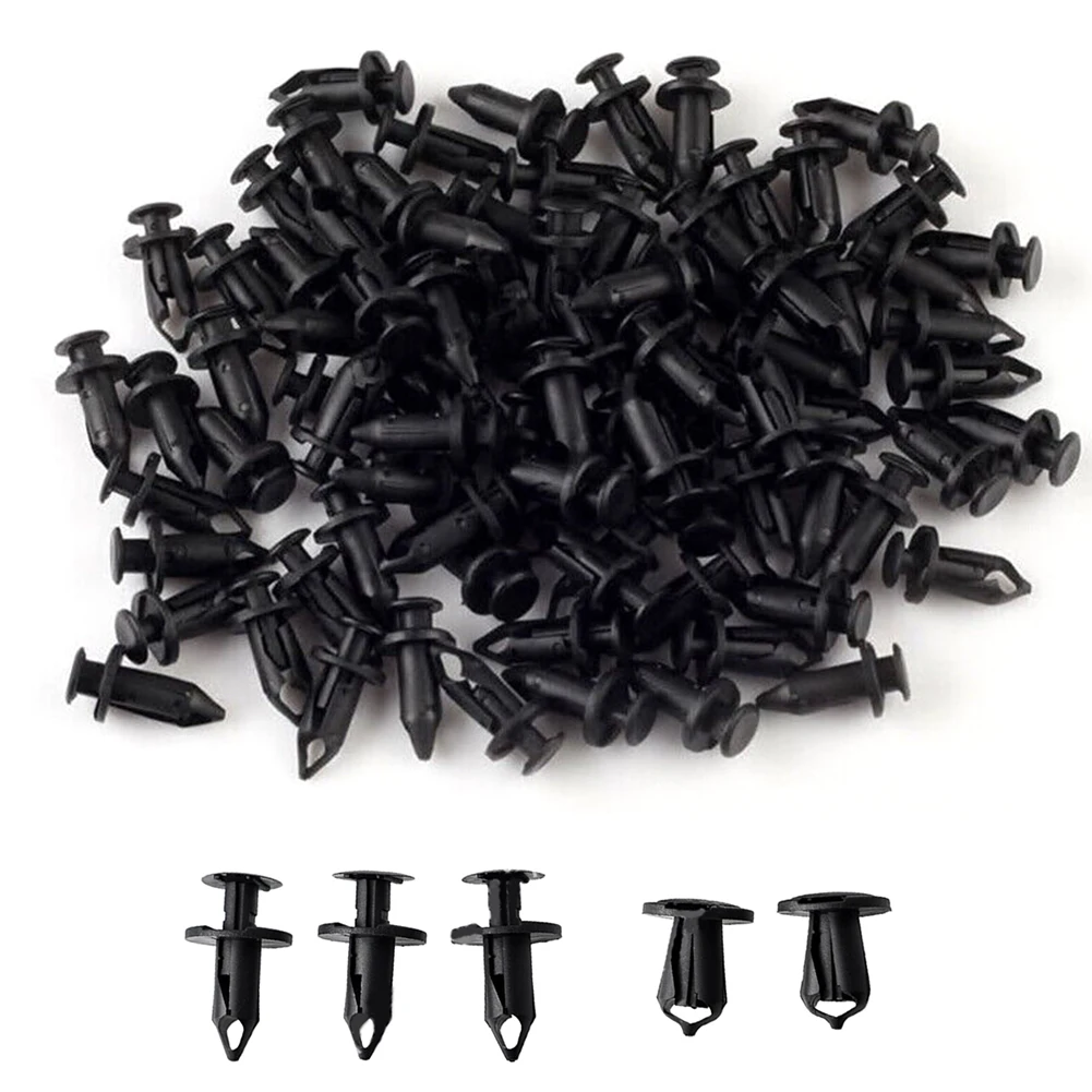 100pcs Auto Black Fastener Clips Plastic Mixed Fairing Body Trim Panel Fastener Clips Plug Kit Bumper Fender Trim
100pcs Auto Black Fastener Clips Plastic Mixed Fairing Body Trim Panel Fastener Clips Plug Kit Bumper Fender Trim