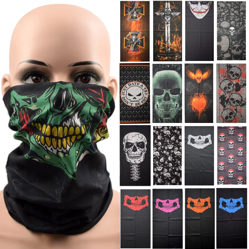 Seamless Balaclava Magic Scarf Neck Face Cover Ghost Skull Skeleton Head Bandana Shield Headband Headwear Bandanas Women Bicycle
Seamless Balaclava Magic Scarf Neck Face Cover Ghost Skull Skeleton Head Bandana Shield Headband Headwear Bandanas Women Bicycle