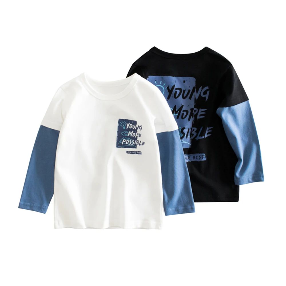 Kids T-shirt Baby Boys Clothes Autumn Spring Winter Long Sleeve Tops Underwear Children Casual Cotton T-shirts Comfort 2-9 Years 
Kids T-shirt Baby Boys Clothes Autumn Spring Winter Long Sleeve Tops Underwear Children Casual Cotton T-shirts Comfort 2-9 Years