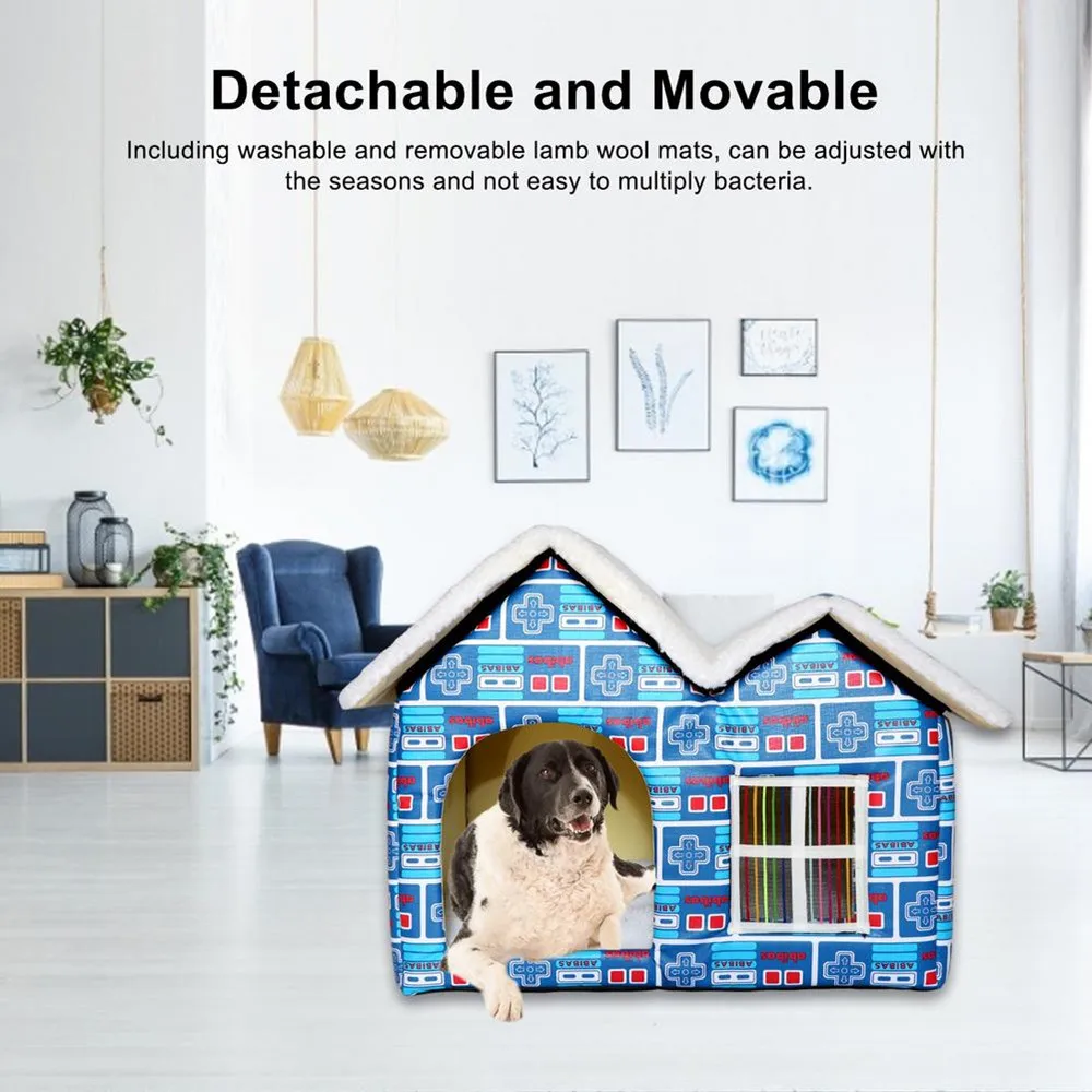 Removable Dog Bed Double House For Small Medium Large Dogs Cushion House Kennel Nest Luxury Pet Products For dog 55 x 40 x 42 cm
Removable Dog Bed Double House For Small Medium Large Dogs Cushion House Kennel Nest Luxury Pet Products For dog 55 x 40 x 42 cm