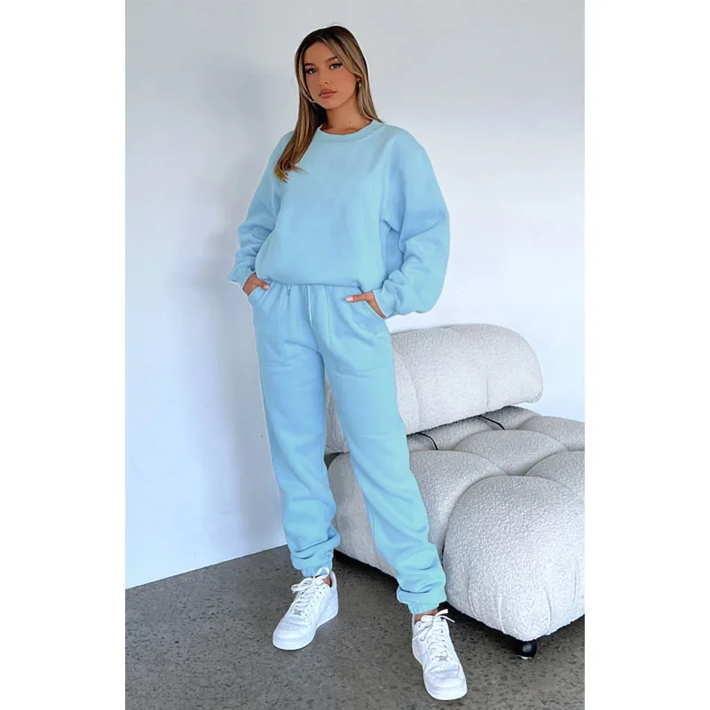 Street Two 2 Piece Sets Womens Outfits Autumn Winter Sweatshirt and Jogger Pants Set Sport Tracksuit
Street Two 2 Piece Sets Womens Outfits Autumn Winter Sweatshirt and Jogger Pants Set Sport Tracksuit