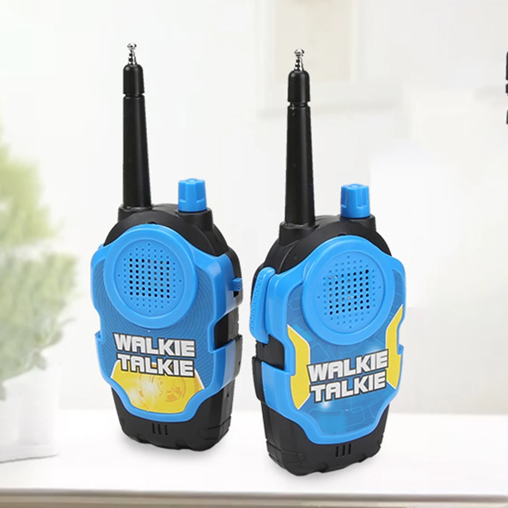 

2Pcs/Set Handheld Mini Walkie Talkie Electronic Gadgets Handheld Transceiver Long Distance Interactive Radio Interphone Toy