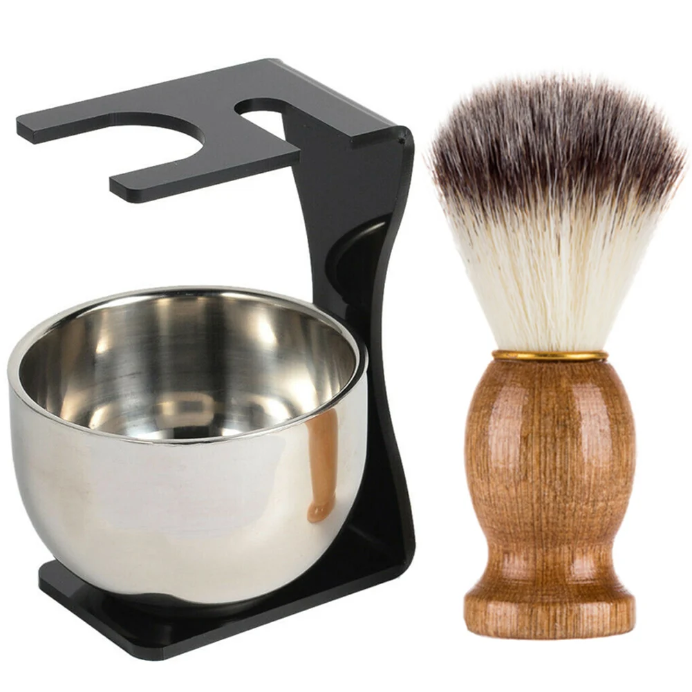 Men Shaving Set Beard Shaving Brush Stainless Steel Soap Bowl with Brush Holder Great Beard Shaving Gift Set for Men
Men Shaving Set Beard Shaving Brush Stainless Steel Soap Bowl with Brush Holder Great Beard Shaving Gift Set for Men