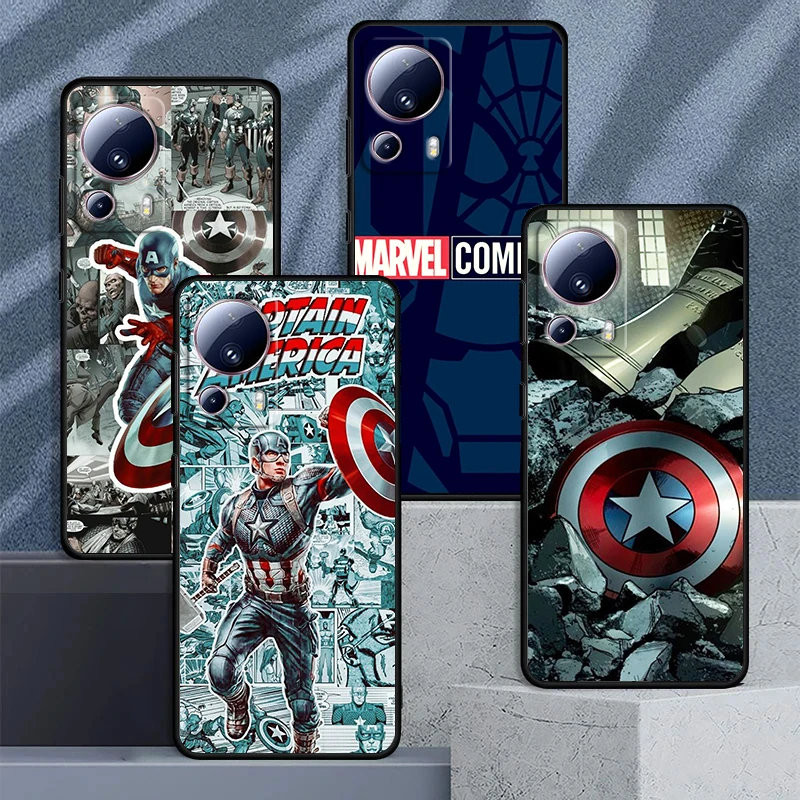 Marvel Captain America For Xiaomi Mi 13 12 11 10 11T 10T 9T 9 8 Note 10 Ultra Pro Lite TPU Soft Silicone Black Phone Case Fundas
Marvel Captain America For Xiaomi Mi 13 12 11 10 11T 10T 9T 9 8 Note 10 Ultra Pro Lite TPU Soft Silicone Black Phone Case Fundas