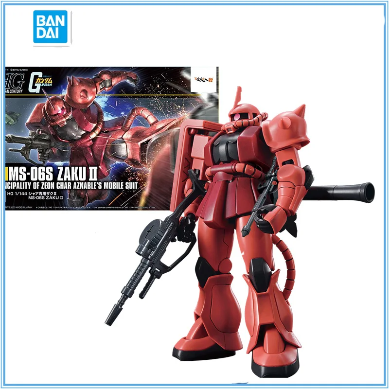Bandai Gundam Model Kit Anime Figure HGUC 1/144 234 MS-06S ZAKU 2 Genuine Gunpla Model Anime Action Figure Toys for Children
Bandai Gundam Model Kit Anime Figure HGUC 1/144 234 MS-06S ZAKU 2 Genuine Gunpla Model Anime Action Figure Toys for Children