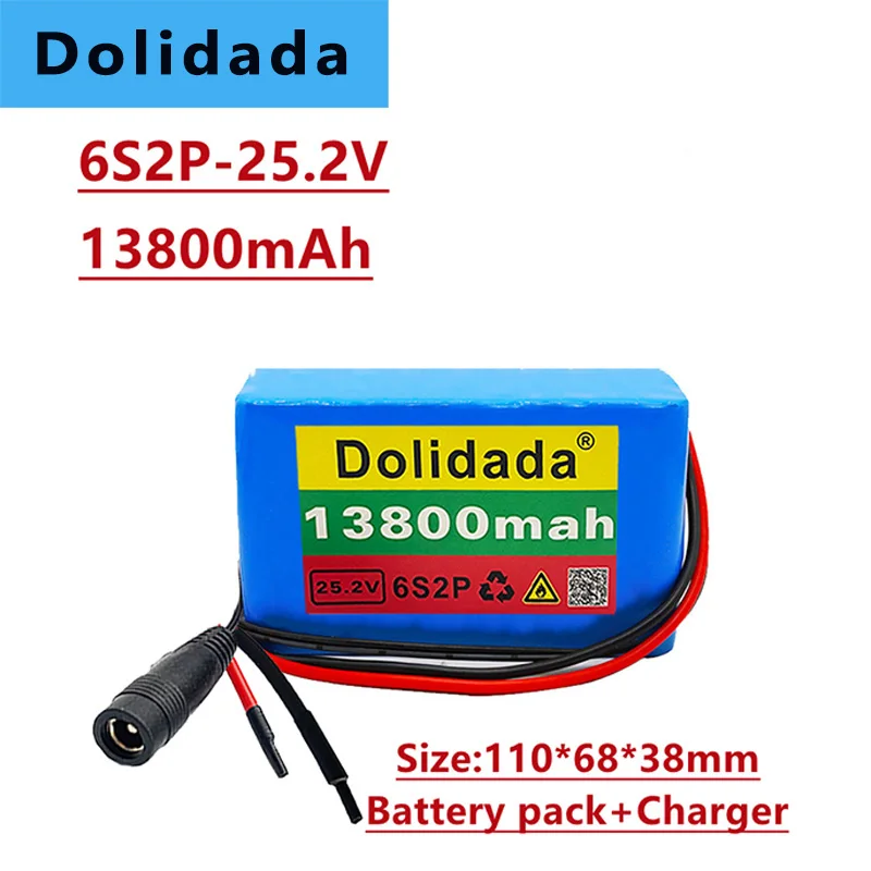 Литиевый аккумулятор Dolidada 6s2p, 24 В, 13800 мА · ч, 18650 в, 25,2 мА · ч, для электрического велосипеда, мопеда/электрического/литий-ионного аккумулятора
Литиевый аккумулятор Dolidada 6s2p, 24 В, 13800 мА · ч, 18650 в, 25,2 мА · ч, для электрического велосипеда, мопеда/электрического/литий-ионного аккумулятора